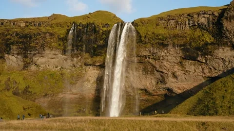 Seljalandsfoss waterfall. Stock-Footage 255054988