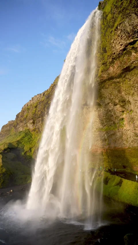 Seljalandsfoss waterfall. Stock-Footage 255055242