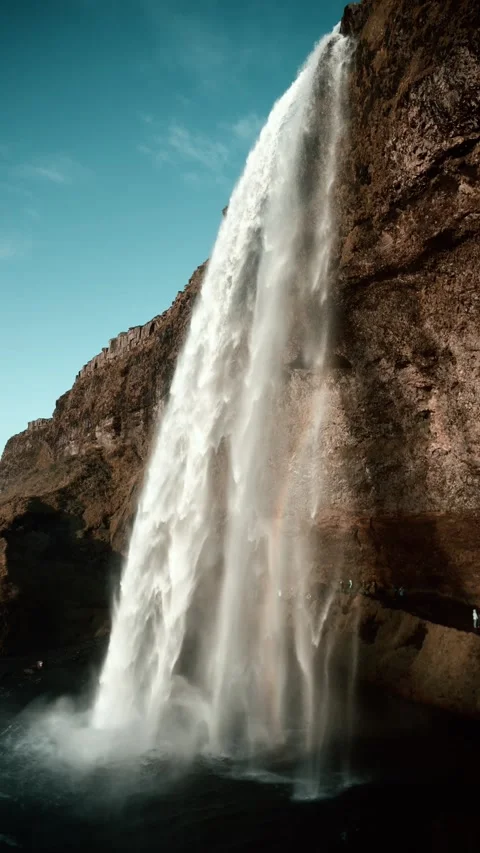 Seljalandsfoss waterfall. Stock Footage 255055384
