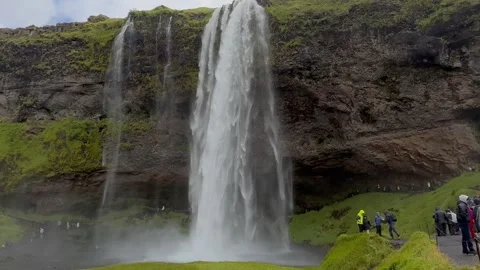 Seljalandsfoss Waterfall Stock Footage 328227184