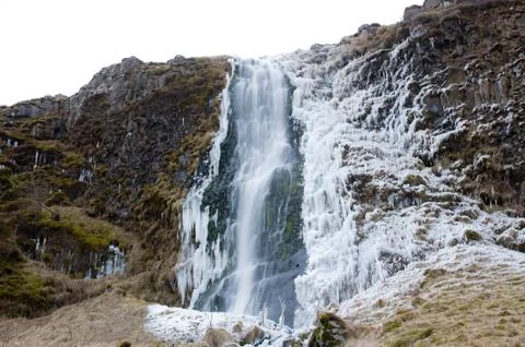 Seljalandsfoss waterfall Foto stock