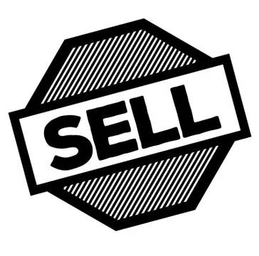 Sell black stamp Stock Illustration