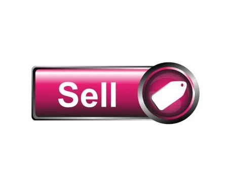 Sell icon label vector Stock Illustration