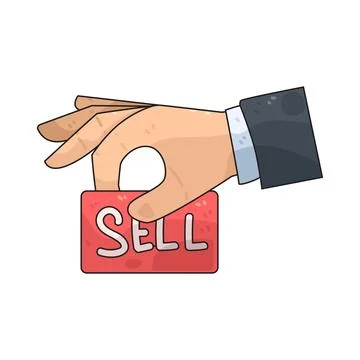 Sell illustration Illustrazione stock