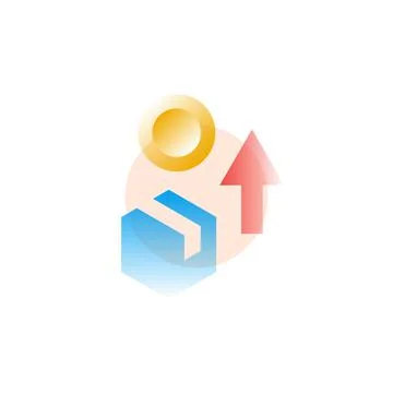 Sell. Vector icon in gradient style. Editable illustration Stock Illustration