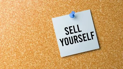 Sell Yourself Stock Illustration
