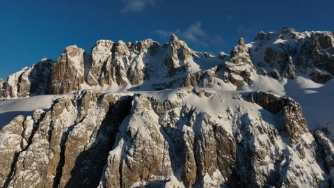 Sella group - The white mountain part three Video stock 275529110