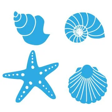 Sellfishes forms Stock Illustration