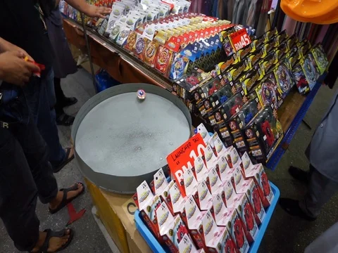 Selling beyblade Stock Footage 113031287