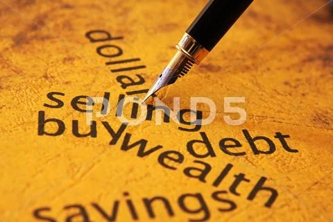 Selling buy wealth Stock Photos