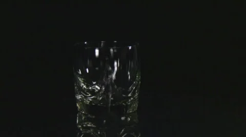 Seltzer tablets dropped in glass and fizz Stock Footage