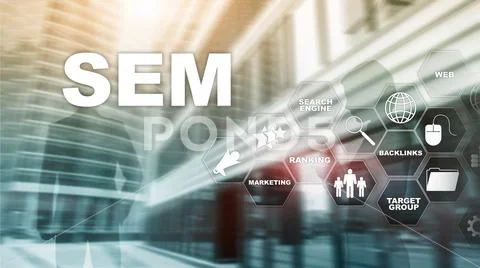 SEM Search Engine Optimization Marketing Ranking Traffic Website Internet Stock Photos