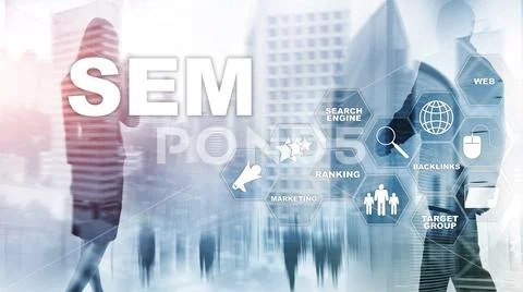 SEM Search Engine Optimization Marketing Ranking Traffic Website Internet Stock Photos
