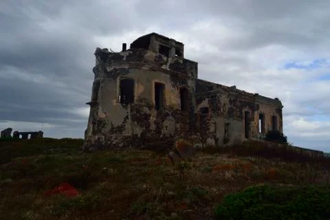 Semaforo of Capo Sperone Stock Photos