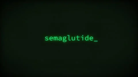 Semaglutide, Typing Text, Retro Computer Screen Stock Footage 310949228