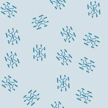 Semantic web nlp glyph seamless pattern イラスト素材