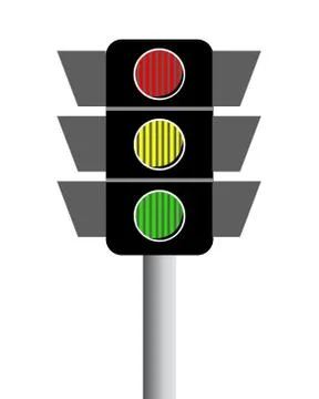 Semaphore icon illustration Stock Illustration
