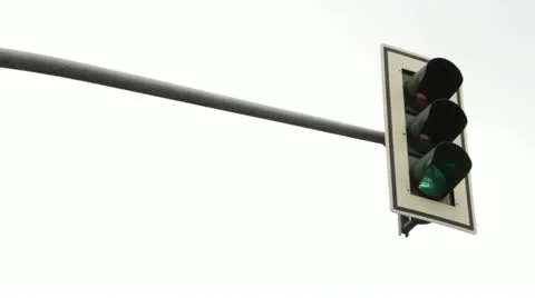 Semaphore Lights Green to Red 2 Stock Footage 11358049