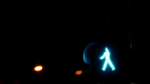 Semaphore - Signal Notification for Traffic Stock Footage 85050027