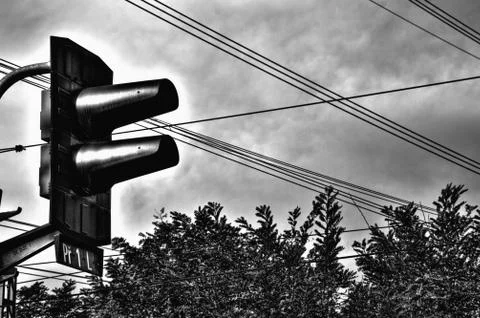 Semaphore train Stock Photos