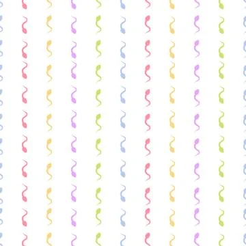 Semen seamless pattern background Stock-Illustration