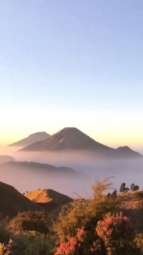 Semeru mountain Video stock 197918393