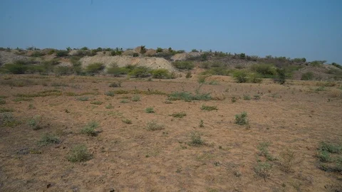 Semi-arid land Video stock 121766656