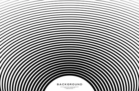 Semi circle abstract design background. Minimalist circle background. Stock Illustration