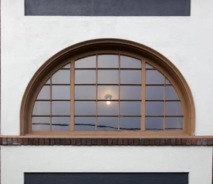 Semi circle window Stock Photos