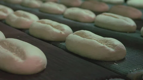 Semi-finished dough for bread making Stock Footage 34269891