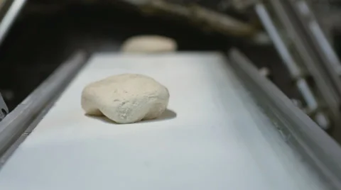 Semi-finished dough for making bread Video stock 34269429