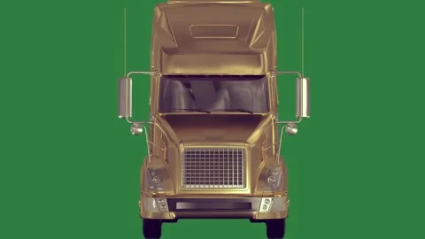 Semi Moving Motion Graphic Overlay Stock Footage 338016717
