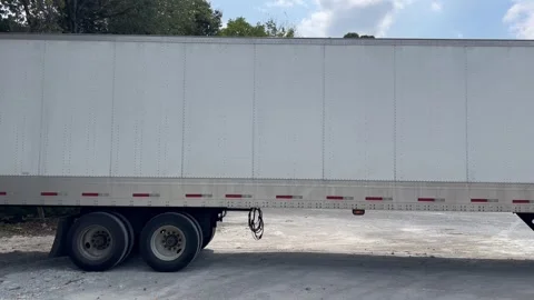 Semi Truck Trailer Stock Footage 282070404