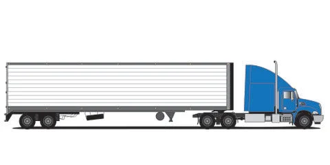 Semi turck Illustrazione stock