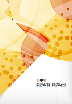 Semicircle geometric vector abstract background Stock Illustration
