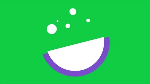 Semicircle Lower Third Purple Title Bowl Green Screen Background 스톡 동영상 347132606