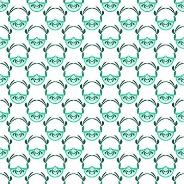 Semicircle pattern Stock Illustration