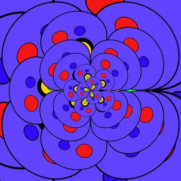 Semicircle pattern Stock Illustration