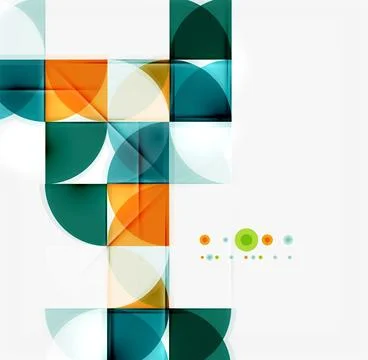 Semicircle triangle pattern 스톡 일러스트