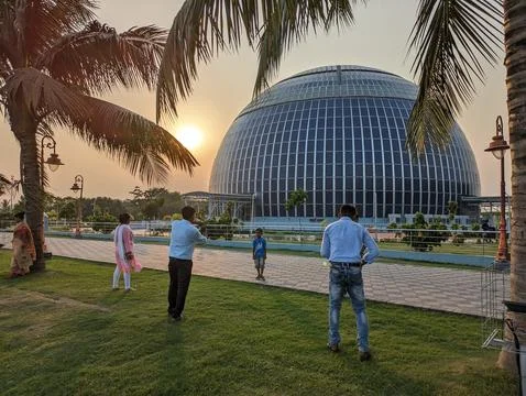 Semicircular building Stock Photos