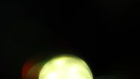 Semicircular colored light leak at the bottom of the frame Stock Footage 309894842