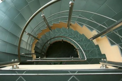 Semicircular stairs Stock Photos