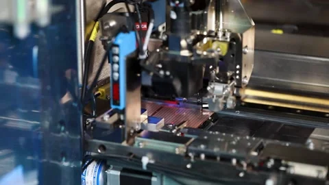 Semiconductor Chip Assembly and Packaging Product 스톡 동영상 342621441