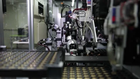 Semiconductor Manufacturing Factory 03 Stock Footage 170354466