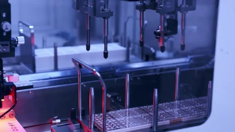 Semiconductor Wafer Fabrication Process 4K Stock Footage 340500852