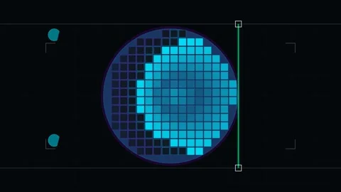 Semiconductor Wafer Lithography Microchip Fabrication Stock Footage 341800223