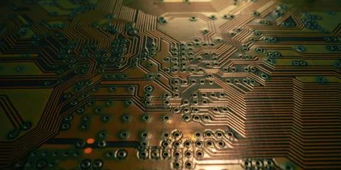 Semiconductors chip. Technology background. High tech electronic circuit board 스톡 사진