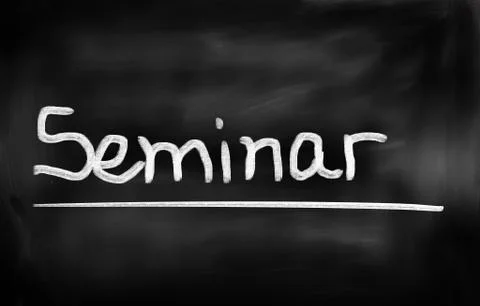 Seminar Concept Stock Illustration