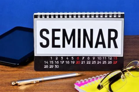 Seminar-a form of educational and practical training, students, Foto stock