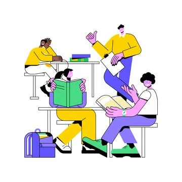 Seminar isolated cartoon vector illustrations. Stock Illustration
